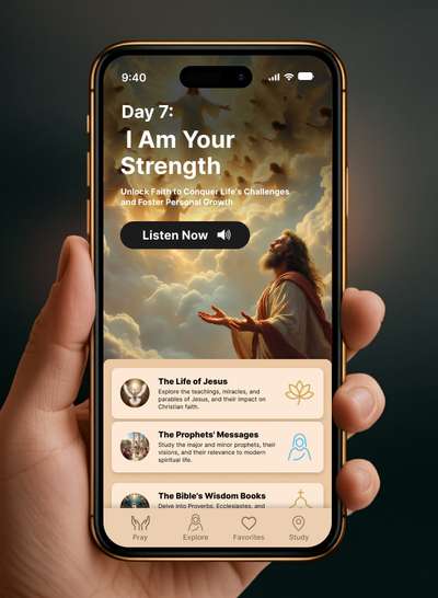 Holyfind on mobile device